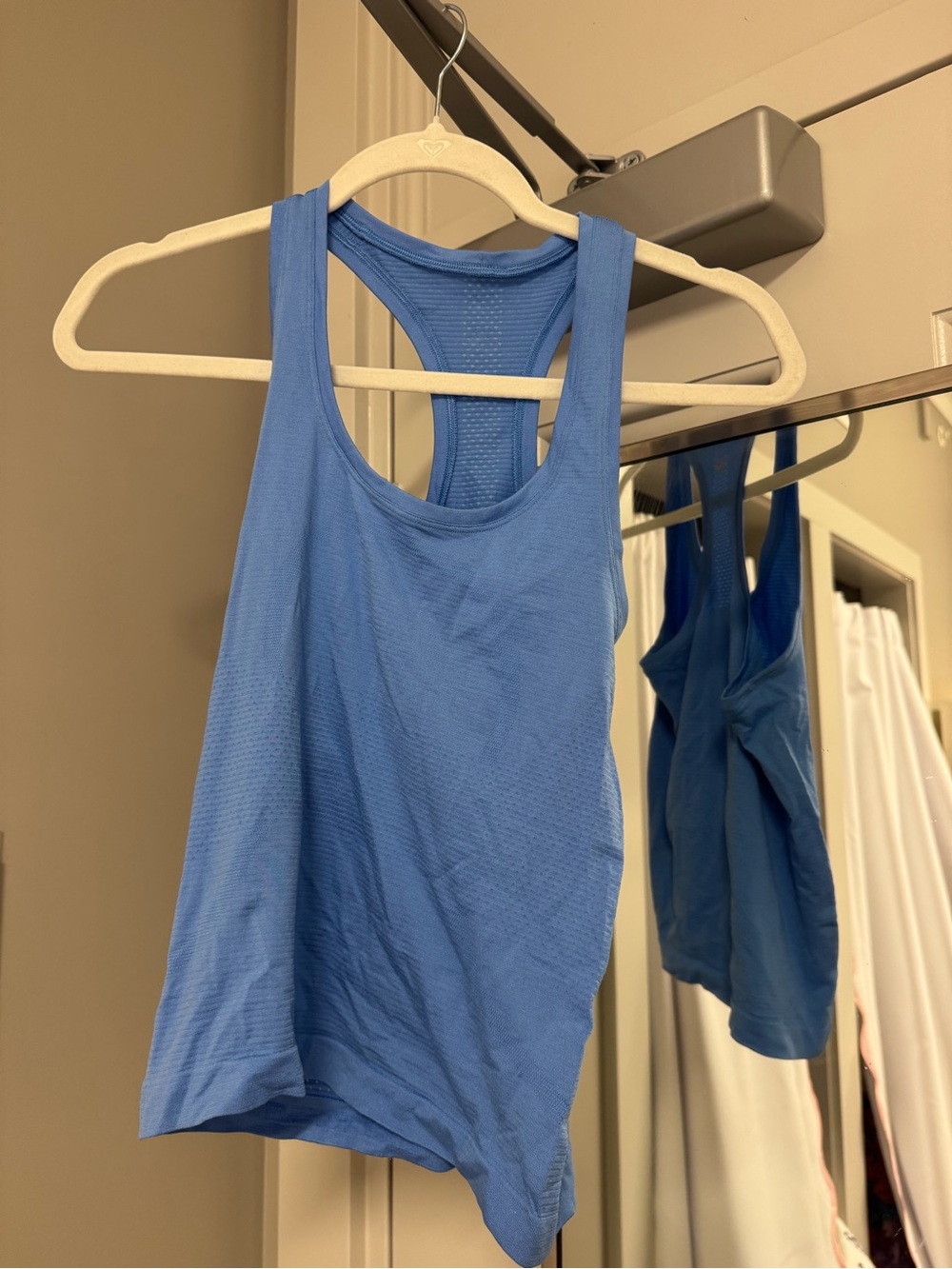 lululemon athletica Blue Racerback Tank Top
